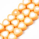 Heart Shape Clay Spacer Beads Polymer Clay for Jewelry Making DIY