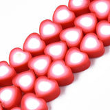Heart Shape Clay Spacer Beads Polymer Clay for Jewelry Making DIY