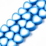 Heart Shape Clay Spacer Beads Polymer Clay for Jewelry Making DIY