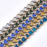 10 Strands Electroplate Glass Beads Spacer Loose Bead DIY Jewelry Making