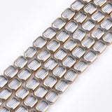 10 Strands Electroplate Glass Beads Spacer Loose Bead DIY Jewelry Making