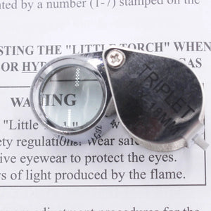 10X 20X Magnifier Jewelers Eye Lupe Glass Lens Magnifying Triplet Tester