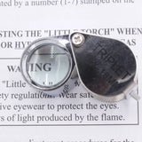 10X 20X Magnifier Jewelers Eye Lupe Glass Lens Magnifying Triplet Tester