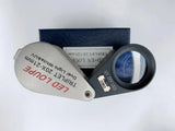 10X 20x Triplet Lens Magnifier with LED UV Light 21mm