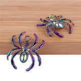Rainbow Spider Pendant Metal Jewelry DIY Findings Charms Pendants