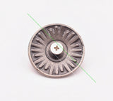 Antique Silver Western Sun Totem Leathercraft Conchos Screws 29mm