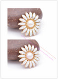 10X Beauty Metal Daisy Flower Leathercraft Western Horse Saddle Headstall