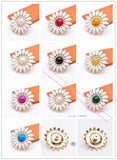 10X Beauty Metal Daisy Flower Leathercraft Western Horse Saddle Headstall
