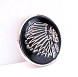 10X Bling Silver Indian Head Leathercraft Saddle Tack Belt Conchos