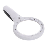 10X Handheld Magnifier Magnifying Glass Lens Loupe 8 LED Light Money Detect
