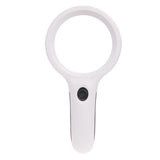 10X Large Magnifying Glass with LED Light for Coins Stamps Jewelry