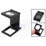 10X Loupe Magnifier Desktop Fabrics Sewing Thread Measure Scale Counter