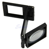 10X Loupe Magnifier Desktop Fabrics Sewing Thread Measure Scale Counter
