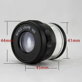 10X Stand Measuring Magnifier Scale Loupe Magnifying Glass 10X