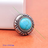 Vintage Southwest Turquoise Concho for DIY Leathercraft