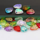 10X13mm AB Lampwork Crystal Beads Spacer Czech Glass Beads Leaf Shape
