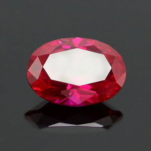 10.5CT Red Ruby Synthetic Corundum Gems For Jewelry