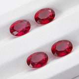 10.5CT Red Ruby Synthetic Corundum Gems For Jewelry