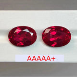 10.5CT Red Ruby Synthetic Corundum Gems For Jewelry