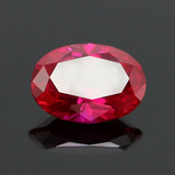 10.5CT Red Ruby Synthetic Corundum Gems For Jewelry