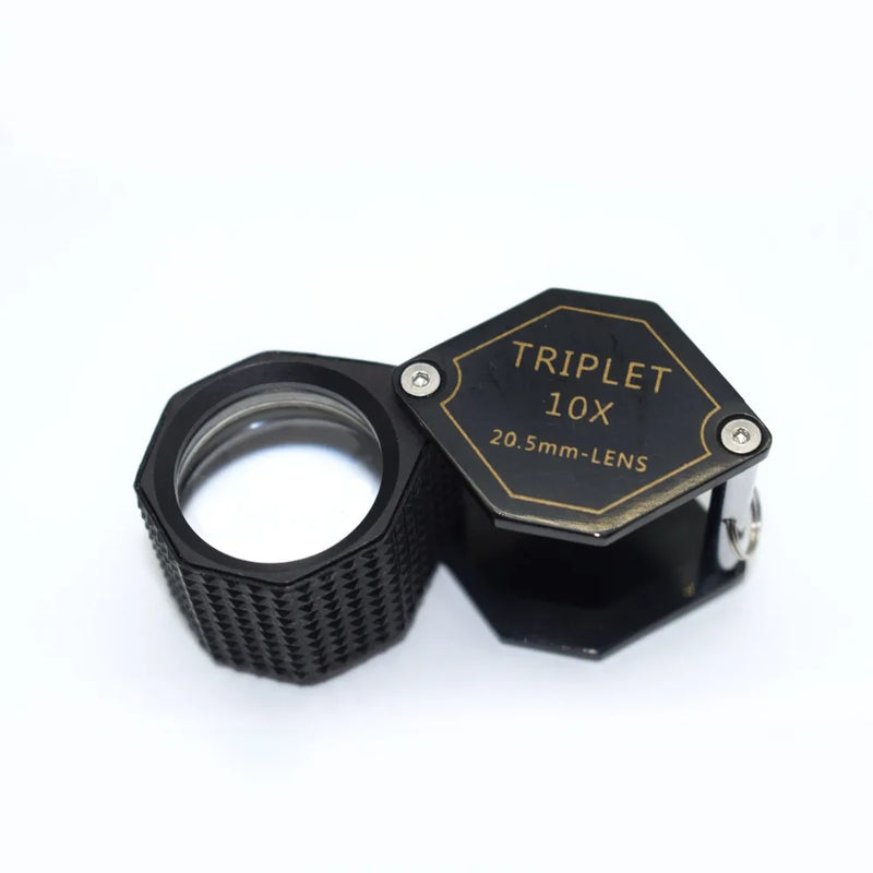 High Jewelry Loupe Magnifying Glass Mini Triplet Jewelry Tools