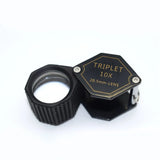High Jewelry Loupe Magnifying Glass Mini Triplet Jewelry Tools