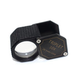 High Jewelry Loupe Magnifying Glass Mini Triplet Jewelry Tools