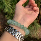 Green Prehnite Bracelet Natural Stone Jewelry