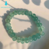 Green Prehnite Bracelet Natural Stone Jewelry