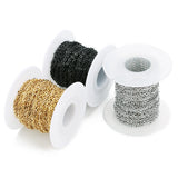 10Yards/Lot Stainless Steel Chain Necklace DIY O Shape Chains