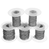10Yards/Lot Stainless Steel Chain Necklace DIY O Shape Chains