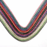 Colorful 1.5mm Copper Ball Bead Chains Bulk DIY Necklace Bracelet