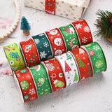 2.5cm Polyester Ribbon Christmas Decoration DIY Sewing Fabric