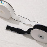 25mm Water Wave Pattern Curved Ribbon DIY Headband Bow Silk Clothing Accessories