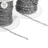 10Yards 2mm 2.5mm Width Stainless Steel Chain Bulk Chains