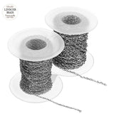 10Yards 2mm 2.5mm Width Stainless Steel Chain Bulk Chains