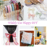 40mm DIY Daisy Fishtail Yarn Flower Ribbon - 10 Yards/Roll