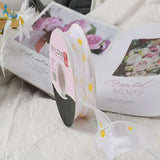 40mm DIY Daisy Fishtail Yarn Flower Ribbon - 10 Yards/Roll