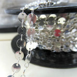 925 Sterling Silver Disc Chain for DIY Jewelry Making