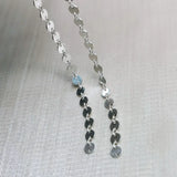 925 Sterling Silver Disc Chain for DIY Jewelry Making