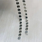 925 Sterling Silver Disc Chain for DIY Jewelry Making
