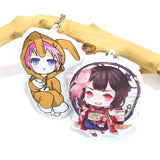10cm Mini Pillow Star Charm Keychain