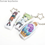 10cm Mini Pillow Star Charm Keychain