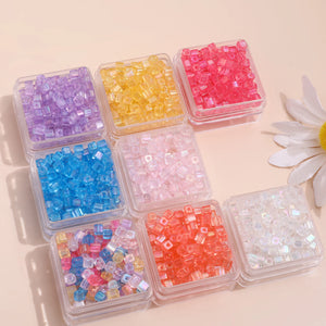 10g 4mm Transparent Glass Seed Beads DIY Jewelry Materials