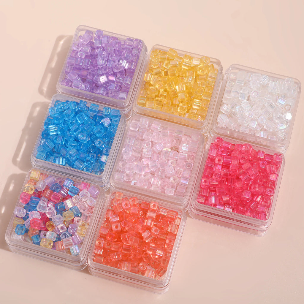 10g 4mm Transparent Glass Seed Beads DIY Jewelry Materials