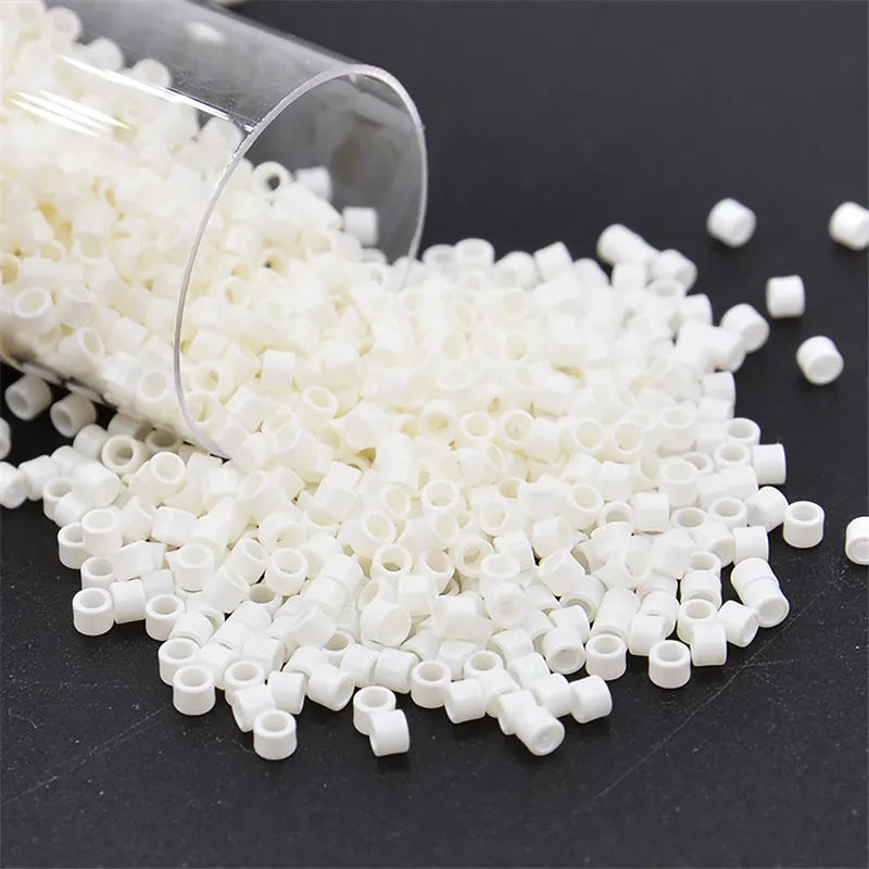 10g Glass Seed Beads 1.6mm Charm 2000pcs Delica Beads