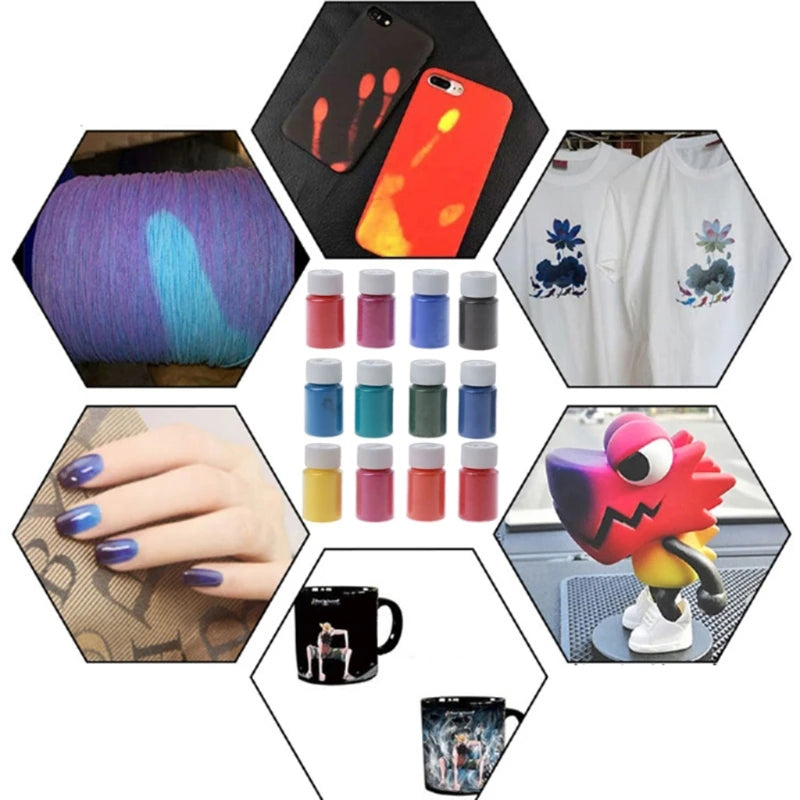 Thermochromic 31 Degree Pigment Temperature Changing Powder Nail Decor