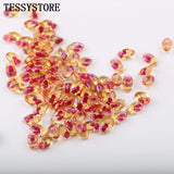 10g/lot 4*7mm Czech Irregular Glass Beads Colored Single-hole Beads