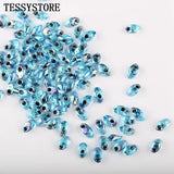 10g/lot 4*7mm Czech Irregular Glass Beads Colored Single-hole Beads