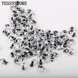 10g/lot 4*7mm Czech Irregular Glass Beads Colored Single-hole Beads